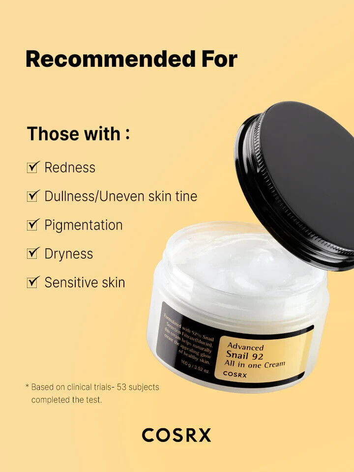 CORSRX Advanced Snail 92 All in one Cream 100ml