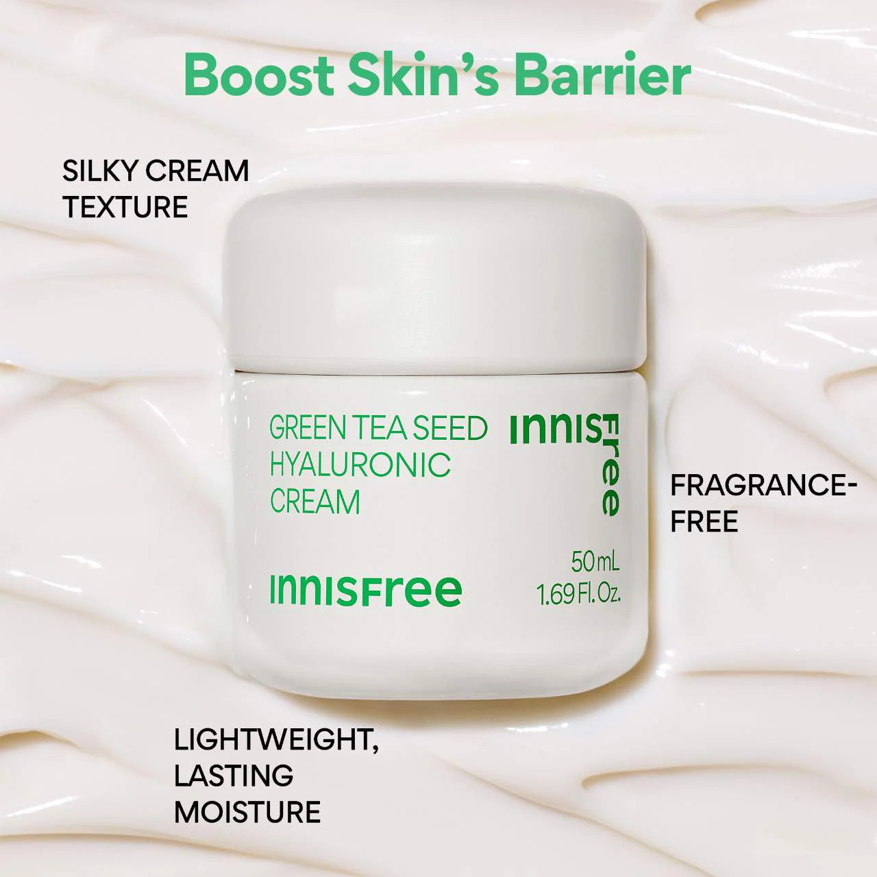Innisfree Green Tea Seed Hyaluronic Cream 50ml
